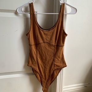 Forever 21 Brown Bodysuit - Size Small